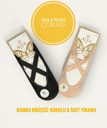 Pilates & Yoga çorap 6 çift ten renk